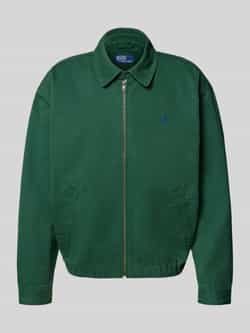 Polo Ralph Lauren Windbreaker met platte kraag en labelstitching