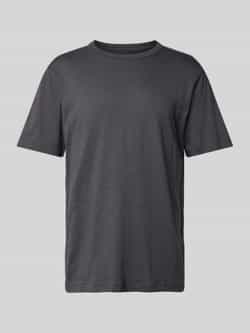 Tom Tailor Regular fit T-shirt van puur katoen met rubberen logoprint