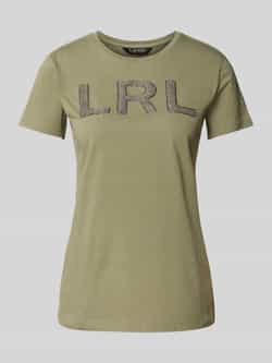 Lauren Ralph Lauren T-shirt met labeldetail model 'KATLIN'