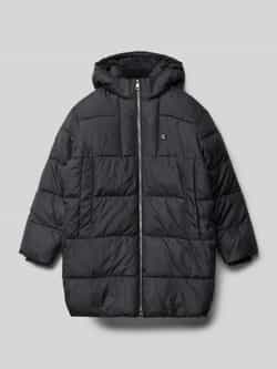 Calvin Klein Parka ESSENTIAL PARKA PUFFER voor kinderen tot 16 jaar en met logo-patch