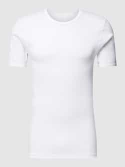 Götzburg Wäsche Onderhemd met geribde ronde hals