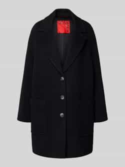 MAX&Co. Relaxed fit lange wollen jas met reverskraag model 'TAROCCO'