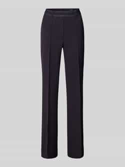 Gardeur Straight leg broek met vaste persplooien model 'Zilla'