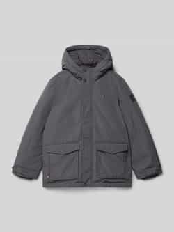Tommy Hilfiger Teens Regular fit parka met tweewegritssluiting