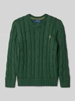 Polo Ralph Lauren Teens Gebreide pullover met ribboorden