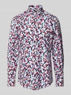 Boss Slim fit zakelijk overhemd met kentkraag model 'Hank'