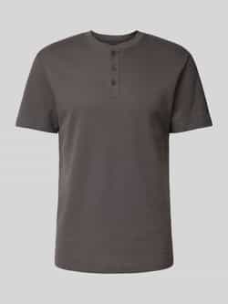 Tom Tailor Denim Regular fit T-shirt met wafelstructuur