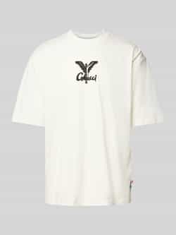 Carlo colucci T-shirt met labelprint