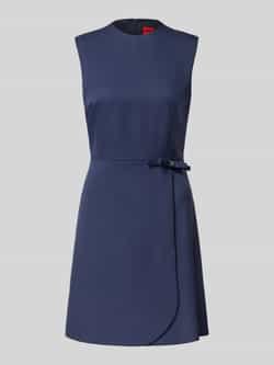 HUGO Knielange jurk met strikdetail model 'Kanine'