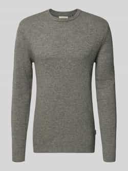 Blend Gebreide pullover met ribboorden model 'BRANKO'