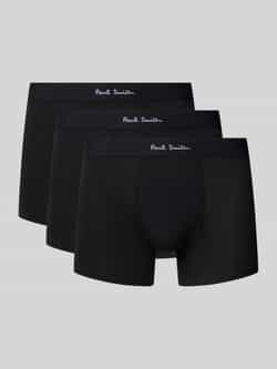 Paul Smith Boxershort met elastische band met logo in een set van 3 stuks
