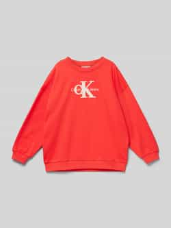 Calvin Klein Jeans Sweatshirt met labelstitching