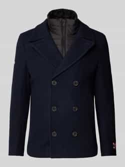 Superdry Tailored fit korte jas met steekzakken opzij