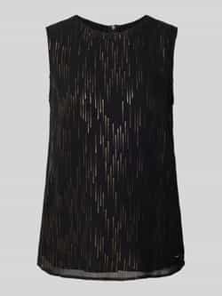 Armani Exchange Blousetop van viscose met ronde hals