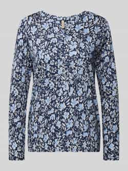 Soyaconcept Shirt met lange mouwen en V-hals model 'FELICITY'