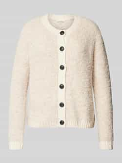 Tom Tailor Bouclé cardigan met wol