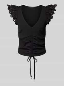 Guess Elena T-Shirt Lente Zomer Collectie Black Dames