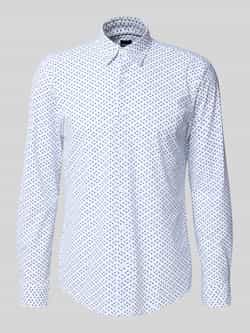 Boss Slim fit zakelijk overhemd van ademend materiaal model 'ROAN