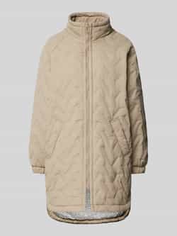 FREE QUENT Lange jas met opstaande kraag model 'Crown'