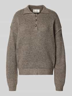 My Essential Wardrobe Oversized gebreide pullover met polokraag model 'Paloma'