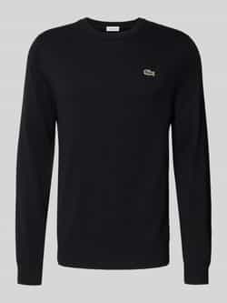 Lacoste Regular fit gebreide pullover van katoenmix