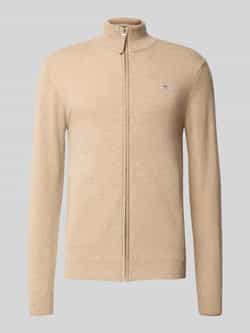 Gant Gebreid jack met ritssluiting