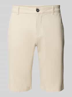 Tom Tailor Slim fit korte chino van katoenmix