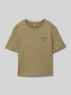 Only Regular fit T-shirt van puur katoen model 'REX'