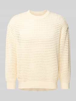 BLKVIS Gebreide pullover met ajourpatroon