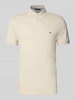 Tommy Hilfiger Regular fit poloshirt van een mix van katoen en elastaan