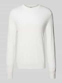 Armani Exchange Gebreide pullover met ronde hals