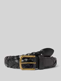 Levi's Leren riem in gevlochten look