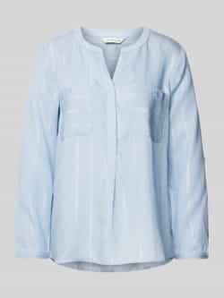 Tom Tailor Regular fit blouse van lyocellmix met opgestikte borstzakken