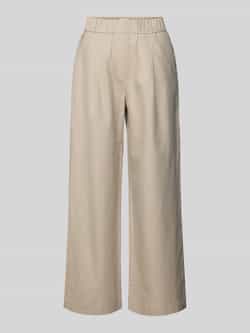 Jake*s Collection Straight leg stoffen broek met elastische band