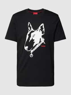 Hugo Boss Stijlvol T-shirt voor mannen Black Heren