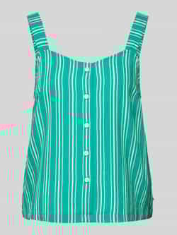 Tom Tailor Denim Linnen top met knoopsluiting