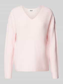 Only Regular fit gebreide pullover met V-hals model 'CAMILLA'