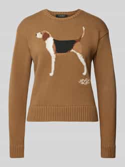 Lauren Ralph Lauren Gebreide pullover met motiefstitching model 'RIEDNEE''