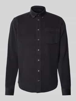 Casual friday Regular fit corduroy overhemd met button-downkraag model 'ANTON'