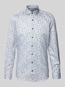 OLYMP Level Five Slim fit zakelijk overhemd met all-over motief