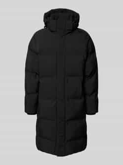 Lindbergh Gewatteerde lange jas met capuchon model 'Recycled padded coat'