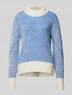 Ichi Gebreide pullover met opstaande kraag model 'Kamara'