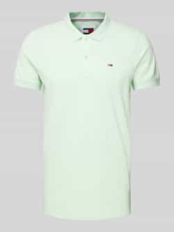 Tommy Jeans Slim fit poloshirt met logostitching