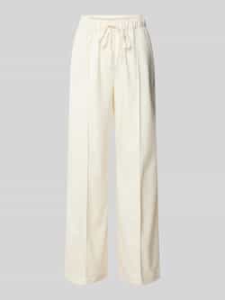 Someday Baggy fit stoffen broek met bandplooien model 'Candra'