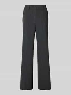 CAMBIO Wide leg stoffen broek met achterzakken model 'AMELIE'