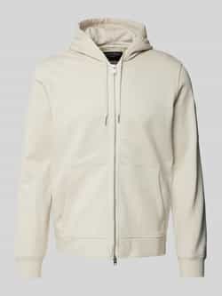 Marc O'Polo Regular fit sweatjack van puur katoen met tweewegsritssluiting
