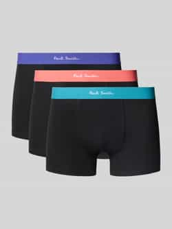 Paul Smith Boxershort met elastische band met logo in een set van 3 stuks