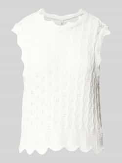 Only Regular fit tricottop van katoenmix model 'LUNA LIFE'