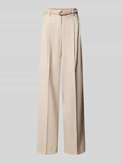 Max Mara Studio Wijde broek van scheerwolmix model 'ENTRATA'