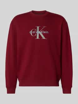 Calvin Klein Jeans Regular fit sweatshirt met logoprint model 'Terry'